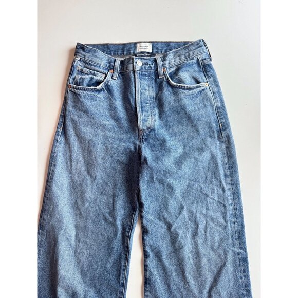 CITIZENS OF HUMANITY Beverly Corsage Slouch Boot Wide Leg Jeans, Size 26 - Picture 6 of 16